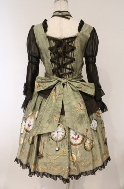 画像6: metamorphose / Time lag worldワンピース  オリーブグリーン O-26-03-02-023-ME-OP-OW-OS