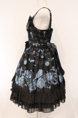 画像4: metamorphose / Secret EDENリボンジャンパースカート  クロ×アオ O-26-03-02-024-ME-OP-OW-OS