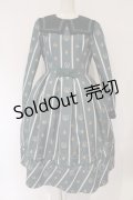 Melody BasKet / Schoolレジメンタルストライプワンピース M グリーン O-26-03-03-003-LO-OP-IG-OS