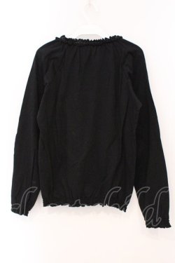 画像3: PINK HOUSE / はしごレースカットソー M クロ O-26-03-03-024-LO-TO-IG-OS