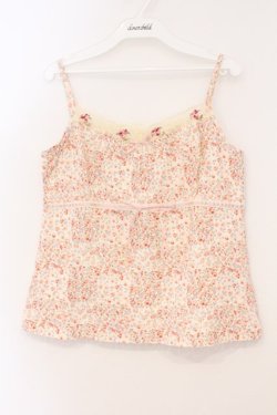 画像1: PINK HOUSE / 小花柄キャミソール  ピンク O-26-03-03-025-LO-TO-IG-OS