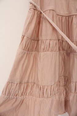 画像3: PINK HOUSE / ギャザー切り替えカットワンピース  ピンク O-26-03-03-029-LO-OP-IG-OS