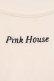 画像2: PINK HOUSE / ロゴ刺繍カットソー  シロ O-26-03-03-031-LO-TO-IG-OS (2)