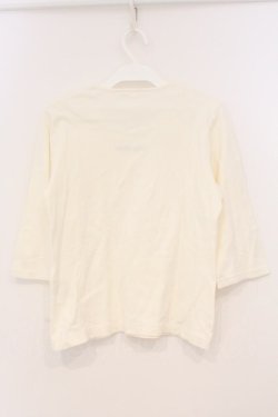 画像3: PINK HOUSE / ロゴ刺繍カットソー  シロ O-26-03-03-031-LO-TO-IG-OS