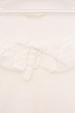 画像2: PINK HOUSE / ピコレースカットソー L シロ O-26-03-03-033-LO-TO-IG-OS