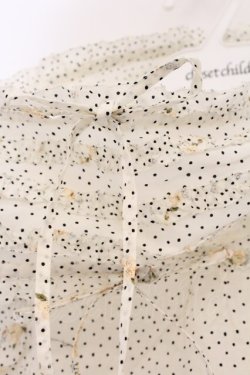 画像3: PINK HOUSE / ネックフリルパーツつきノースリーブブラウス  シロ O-26-03-03-042-LO-BL-IG-OS