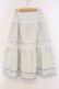 画像4: PINK HOUSE / フラワーレース&ストライプ切り替えスカート  サックス O-26-03-03-044-LO-SK-IG-OS (4)