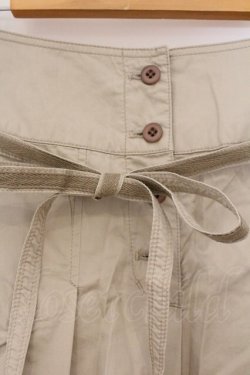 画像2: PINK HOUSE / ピコフリルデニムライクスカート  ベージュ O-26-03-03-047-LO-SK-IG-OS