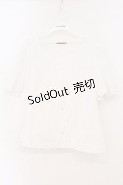 画像1: PINK HOUSE / レースフラワーヨークブラウス  シロ O-26-03-03-051-LO-BL-IG-OS