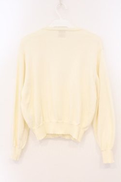 画像3: F&A / シアーフラワー釦UVカットニットカーディガン F アイボリー O-26-03-03-055-LO-TO-OW-OS