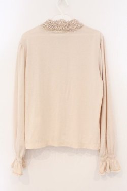 画像4: PINK HOUSE / ギャザー使いプルオーバー M アイボリー O-26-03-03-059-LO-TO-OW-OS