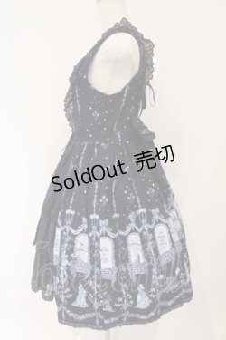 画像4: ALICE and the PIRATES / Poison de l'amour柄プリンセスジャンパースカート  ネイビー O-26-03-03-005-PA-OP-IG-OS