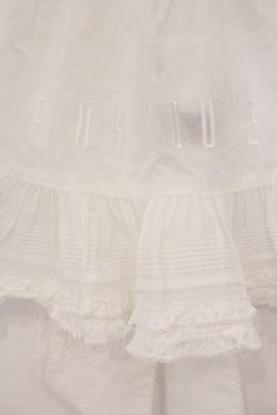 画像2: PINK HOUSE / ロゴ刺繍エプロン  シロ O-26-03-03-060-LO-ZA-OW-OS