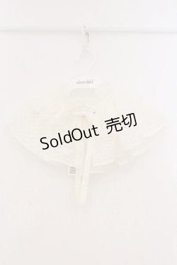 画像1: alcali / ドビードット付け襟  アイボリー O-26-03-03-061-LO-ZA-OW-OS