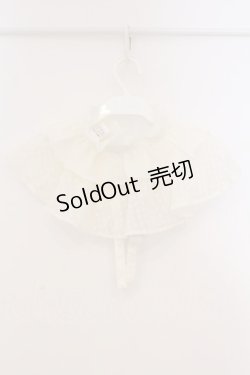 画像3: alcali / ドビードット付け襟  アイボリー O-26-03-03-061-LO-ZA-OW-OS