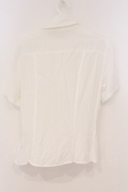 画像4: Na+H / ミリタリー半袖ブラウス  ホワイト O-26-03-03-066-PU-BL-OW-OS