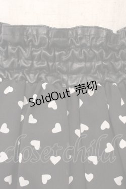 画像2: metamorphose / ハートシフォンスカート  クロ O-26-03-03-006-ME-SK-IG-OS