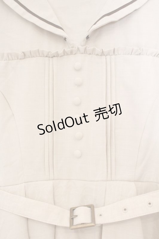 画像2: Kurumi Collaboration / マリンアカデミアワンピース M ベージュ O-26-03-03-070-GO-OP-OW-OS (2)