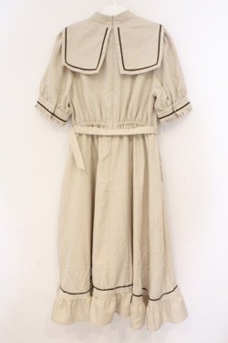 画像4: Kurumi Collaboration / マリンアカデミアワンピース M ベージュ O-26-03-03-070-GO-OP-OW-OS