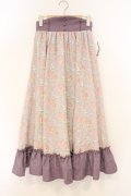 Kurumi Collaboration / グレイスフルコルセット風ロングスカート M ラベンダー O-26-03-03-074-GO-SK-OW-OS