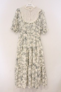 画像1: m petit by misako / TT*AMトワルドジュイワンピース M シロ O-26-03-03-076-LO-OP-OW-OS