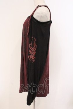 画像3: Qutie Frash / 2店舗限定 オフショルビッグT  ブラック×レッド O-26-03-03-090-QU-TO-IG-OS