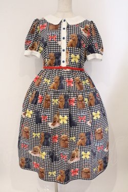 画像1: Emily Temple cute / Toy Poodleワンピース  クロ O-26-03-03-010-ET-OP-OW-OS