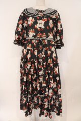 alcali / alcali × misako aoki/サイベリアンストロベリーワンピース  クロ O-26-03-03-012-LO-OP-OW-OS