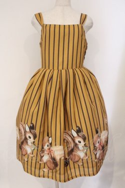 画像1: Emily Temple cute / NUTS univ.ノースリーブワンピース M カラシ O-26-03-03-002-ET-OP-OW-OS