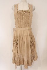 PINK HOUSE / フリル使いタブリエ  ベージュ O-26-03-03-015-LO-OP-OW-OS