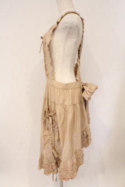 画像4: PINK HOUSE / フリル使いタブリエ  ベージュ O-26-03-03-015-LO-OP-OW-OS