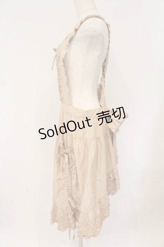 画像4: PINK HOUSE / フリル使いタブリエ  ベージュ O-26-03-03-015-LO-OP-OW-OS (4)