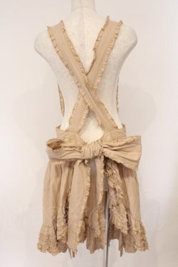 画像5: PINK HOUSE / フリル使いタブリエ  ベージュ O-26-03-03-015-LO-OP-OW-OS