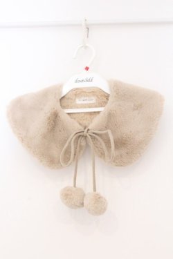 画像1: m petit by misako / ファーティペット  ベージュ O-26-03-03-017-LO-ZA-IG-OS