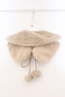 画像2: m petit by misako / ファーティペット  ベージュ O-26-03-03-017-LO-ZA-IG-OS