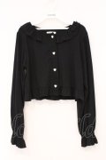 FLC / 星名桜子 UVカットカーディガン L クロ O-26-03-03-019-LO-TO-IG-OS