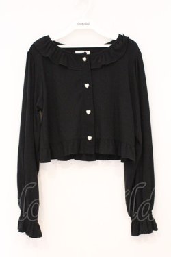 画像1: FLC / 星名桜子 UVカットカーディガン L クロ O-26-03-03-019-LO-TO-IG-OS