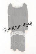 FLC / レースワンピース（星名桜子） L クロ O-26-03-03-020-LO-OP-IG-OS