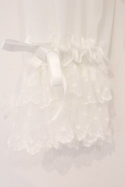 画像3: Angelic Pretty / 襟ロゴ刺繍パールブラウス  シロ O-26-03-03-021-AP-BL-IG-OS
