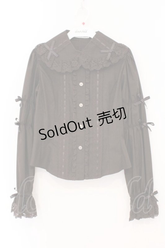 画像1: Innocent World / クラシカルリボンブラウス M ブラウン O-26-03-03-022-IW-BL-IG-OS (1)