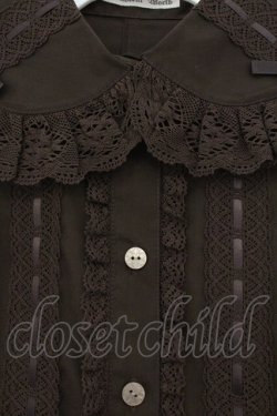 画像2: Innocent World / クラシカルリボンブラウス M ブラウン O-26-03-03-022-IW-BL-IG-OS