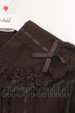 画像3: Innocent World / クラシカルリボンブラウス M ブラウン O-26-03-03-022-IW-BL-IG-OS