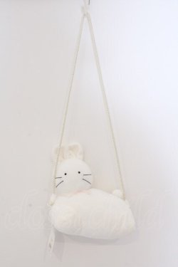 画像1: merry jenny / 【求心フレンズコラボ】うさぎのバッグ  シロ O-26-03-04-001-LO-BG-OW-OS