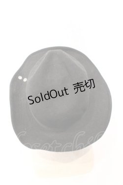 画像3: SEX POT ReVeNGe / スタッズフェルトハット  ブラック O-26-03-04-035-SP-ZA-IG-OS