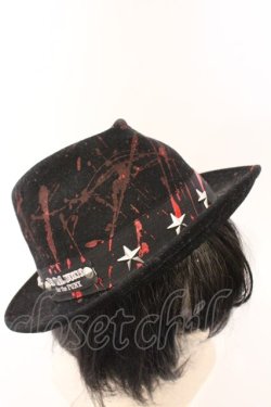 画像5: SEX POT ReVeNGe / ペイントハット  ブラック×レッド O-26-03-04-036-SP-AC-IG-OS