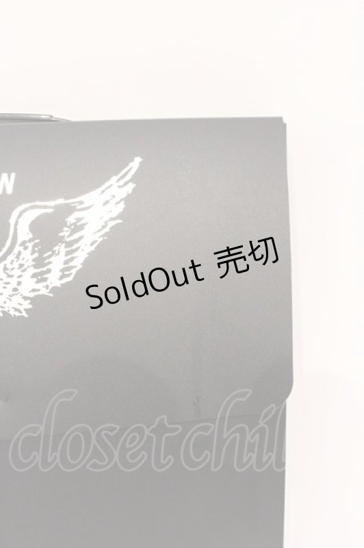 画像2: PEACE NOW / ファイルバッグ  ブラック O-26-03-04-038-PU-ZA-IG-ZT649 (2)