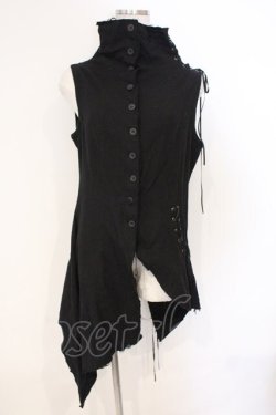 画像1: BPN / カットオフハイネックトップス M ブラック O-26-03-04-039-GO-TO-IG-OS