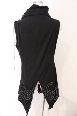 画像6: BPN / カットオフハイネックトップス M ブラック O-26-03-04-039-GO-TO-IG-OS