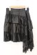 画像2: BPN / アシメティアードスカート M ブラック O-26-03-04-040-GO-SK-IG-OS (2)