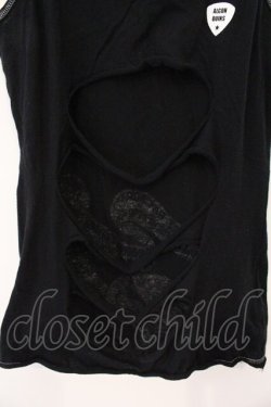 画像2: ALGONQUINS / プリントダメージキャミソール  ブラック O-26-03-04-046-AL-TO-IG-OS